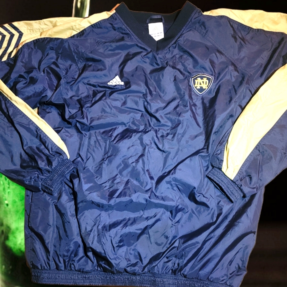 Adidas Men's Size XL Notre Dame Insulated Windbreaker